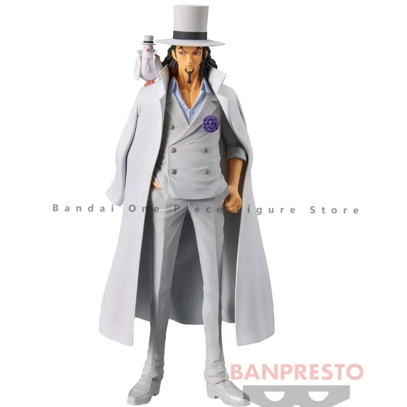 In Stock Original Bandai DXF THE GRANDLINE MEN FILM RED Lucci Action Figures Animation Toys Gifts Model Collector Anime