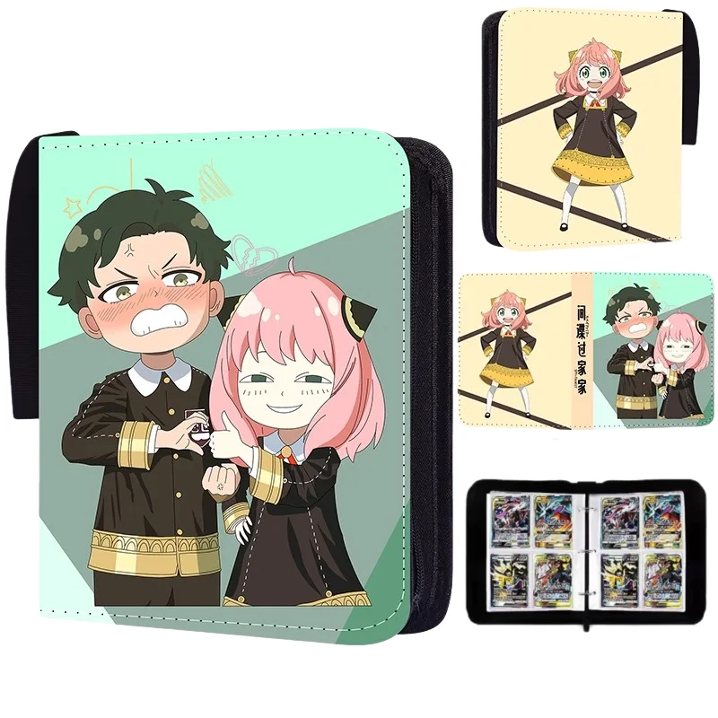SPY×FAMILY 400pcs Game Card Photo Album Binder Cartoon Anime Business Card Holder Children’s Trendy Toy Luxurious Birthday Gift