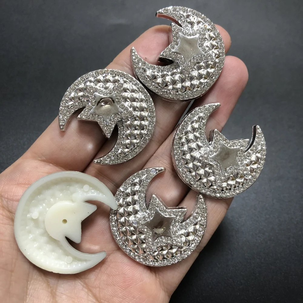 

10Pcs New Kawaii y2K 3D Moon Star Dollar Sign Flower Resin Flat Back Charms Junk Phone Case Decorations Handcrafts Supplies