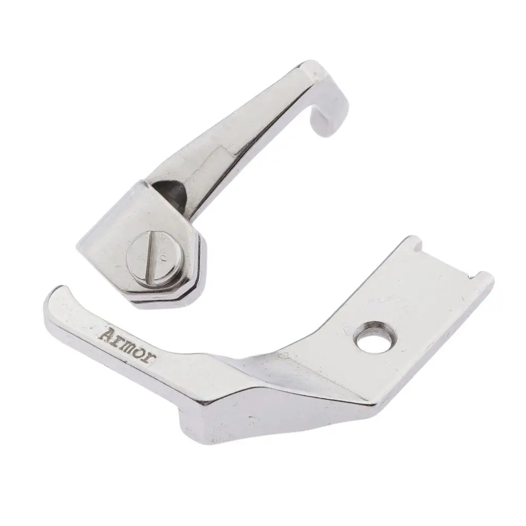 Industrial Sewing Machine Presser Foot Set Right Toe Zipper Foot Steel for Seiko 8B Compatible Walking Foot Machines