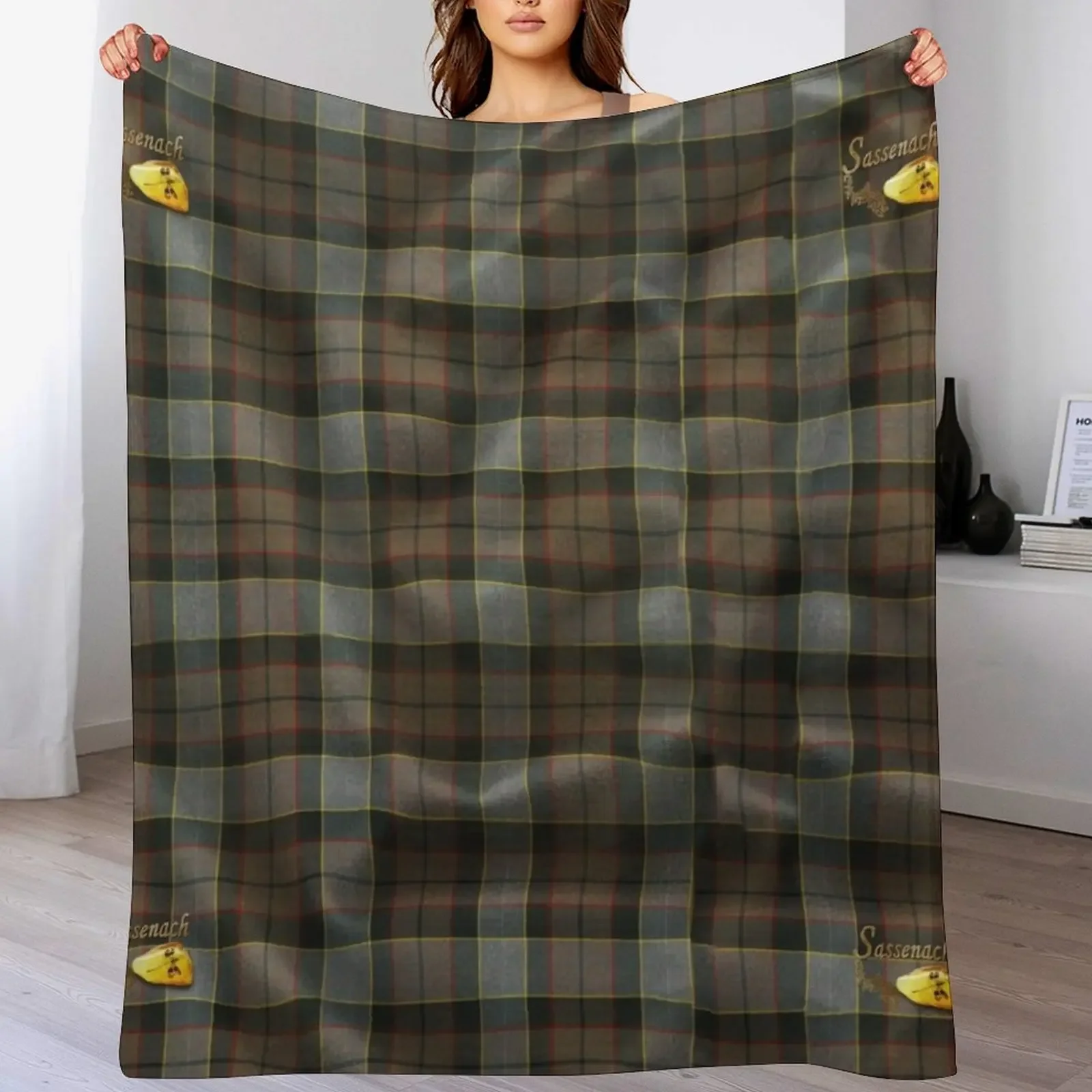 Sassenach, Outlander Throw Blanket For Decorative Sofa Sofa Blankets