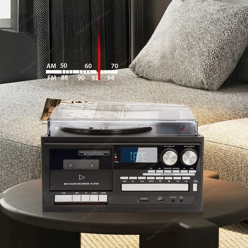 For Multifunctional All-in-One Vinyl Record Player CD Player Gramophone