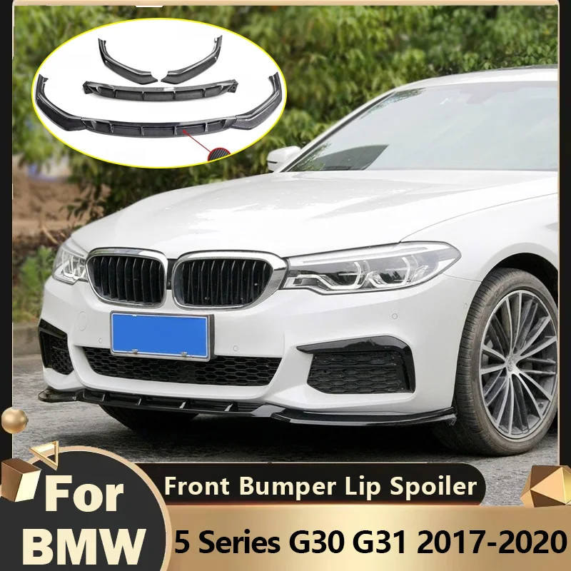 

2017 To 2020 for BMW 5 Series G30 G31 Front Bumper Lip Spoiler Lower Chin Guard Front Shovel Surround Cover Body Kit Modified