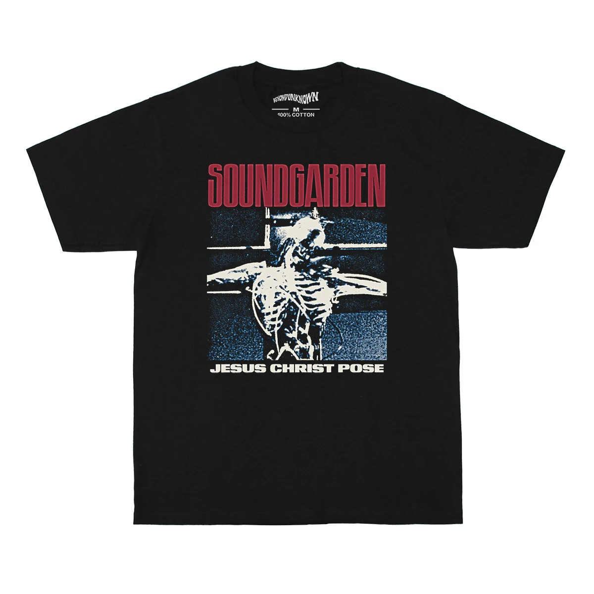 Heißes Soundgarden Soundgarden Band High-Street Baumwoll-Print Kurzarm-Freizeit-T-Shirt für Männer und Frauen, Sommer-Neuheit – Detail 7