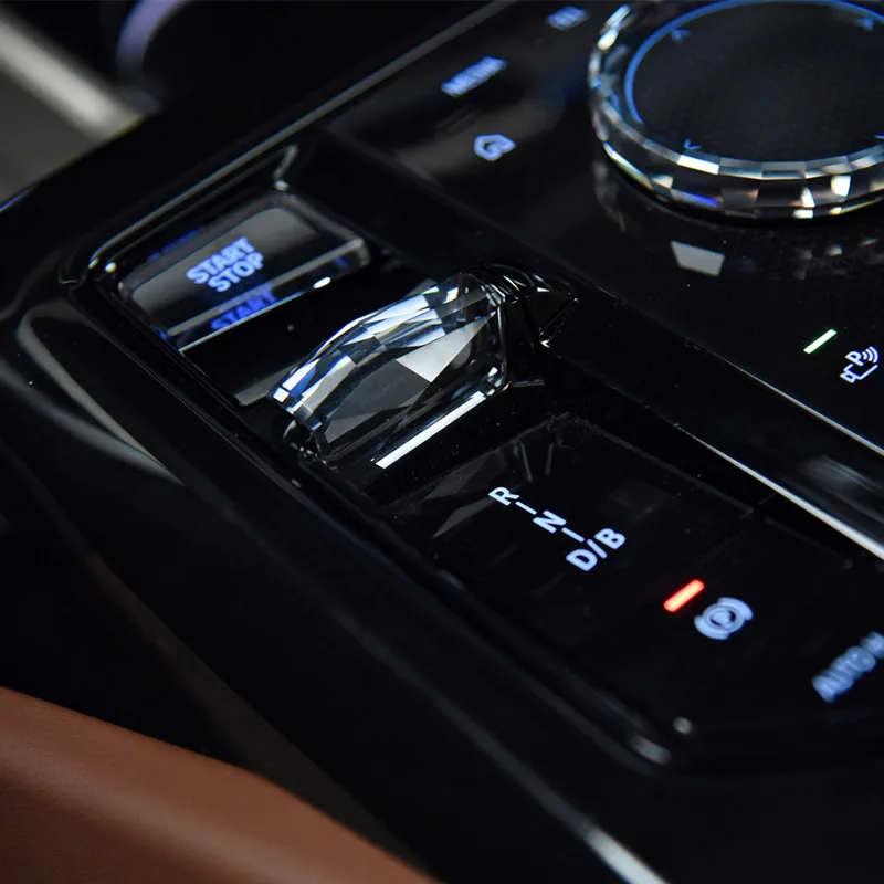 

For BMW 5 Series i5 G68 7 Series G70 i7 ix i12 Crystal Gear Shift Knob Handles Gearbox Lever Stick Head