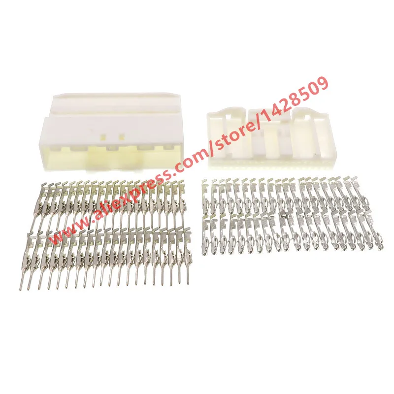 1 Pcs 40 Pin Female Male Automotive Connector Wire Cable Connectors With Terminals For Nissan 1674312-1 1318389-1