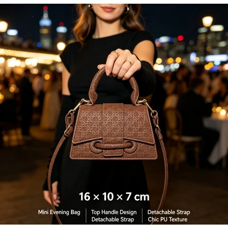 2026 Neu eingetroffene Damen-Mini-Handtasche im koreanischen Nischenstil, vielseitige Umhängetasche für den Alltag, kleine Damen-Geldbörse – Detail 1