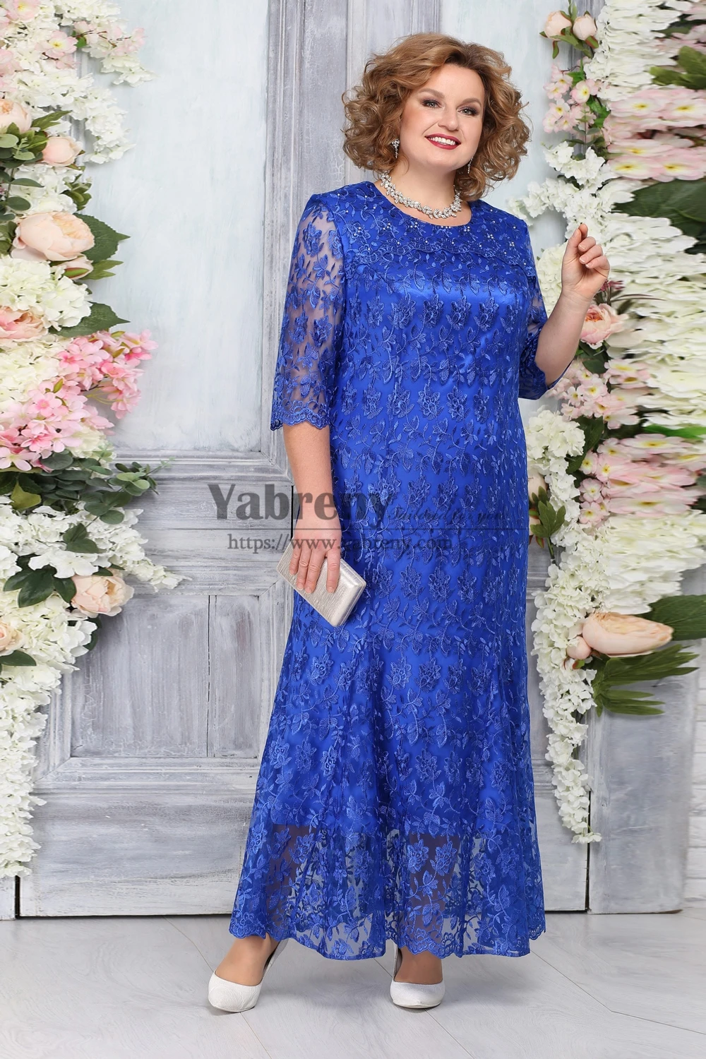 

2022 New Arrival Royal Blue Lace Mother of The Bride Dresses women's dress for wedding guest