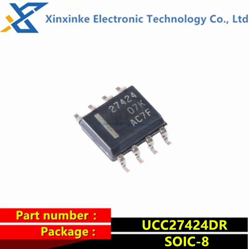 10PCS UCC27424DR SOIC-8 Dual Channel Gate Driver Chip