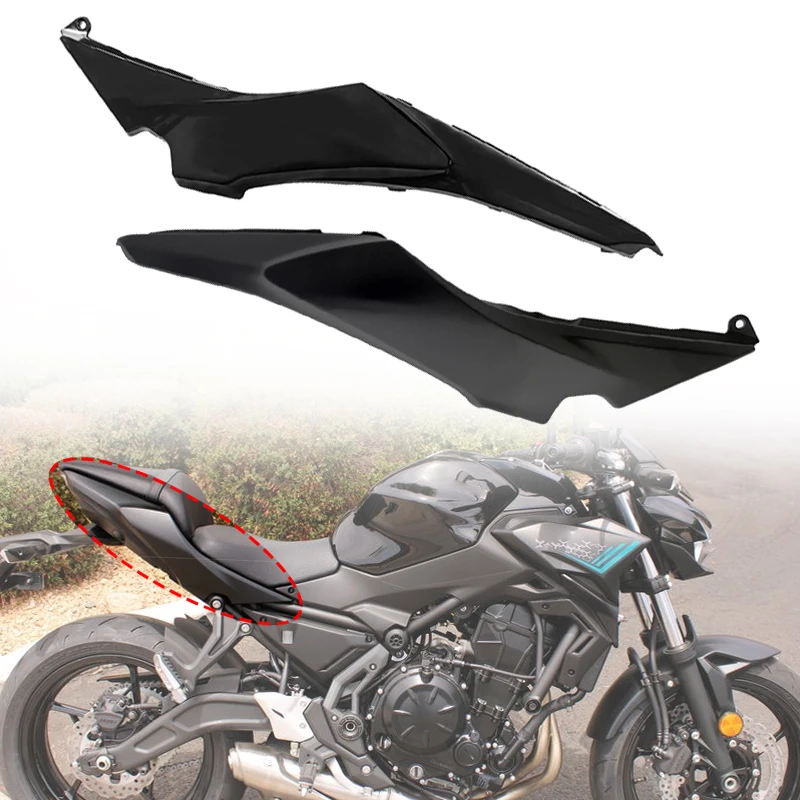 Fit for Kawasaki Z650 650 2017-2023 Motorcycle Accessories Rear Passenger Seat Cover Side Panel Unpainted Fairing Cowl Ninja650