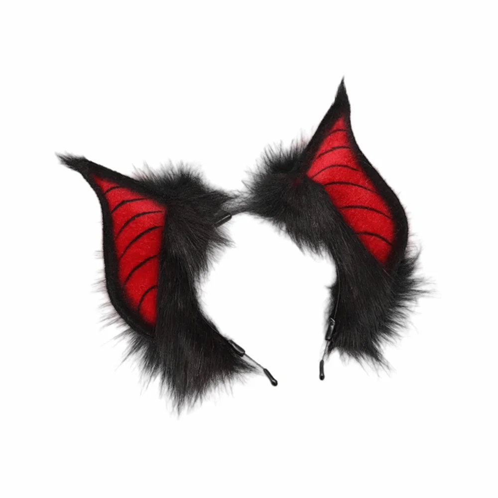 

Creative Bentable Halloween Costume Cosplay Props Furry DIY Bat-like Ears Transparent Belt 3D Devil's Sweetheart Tail Kids