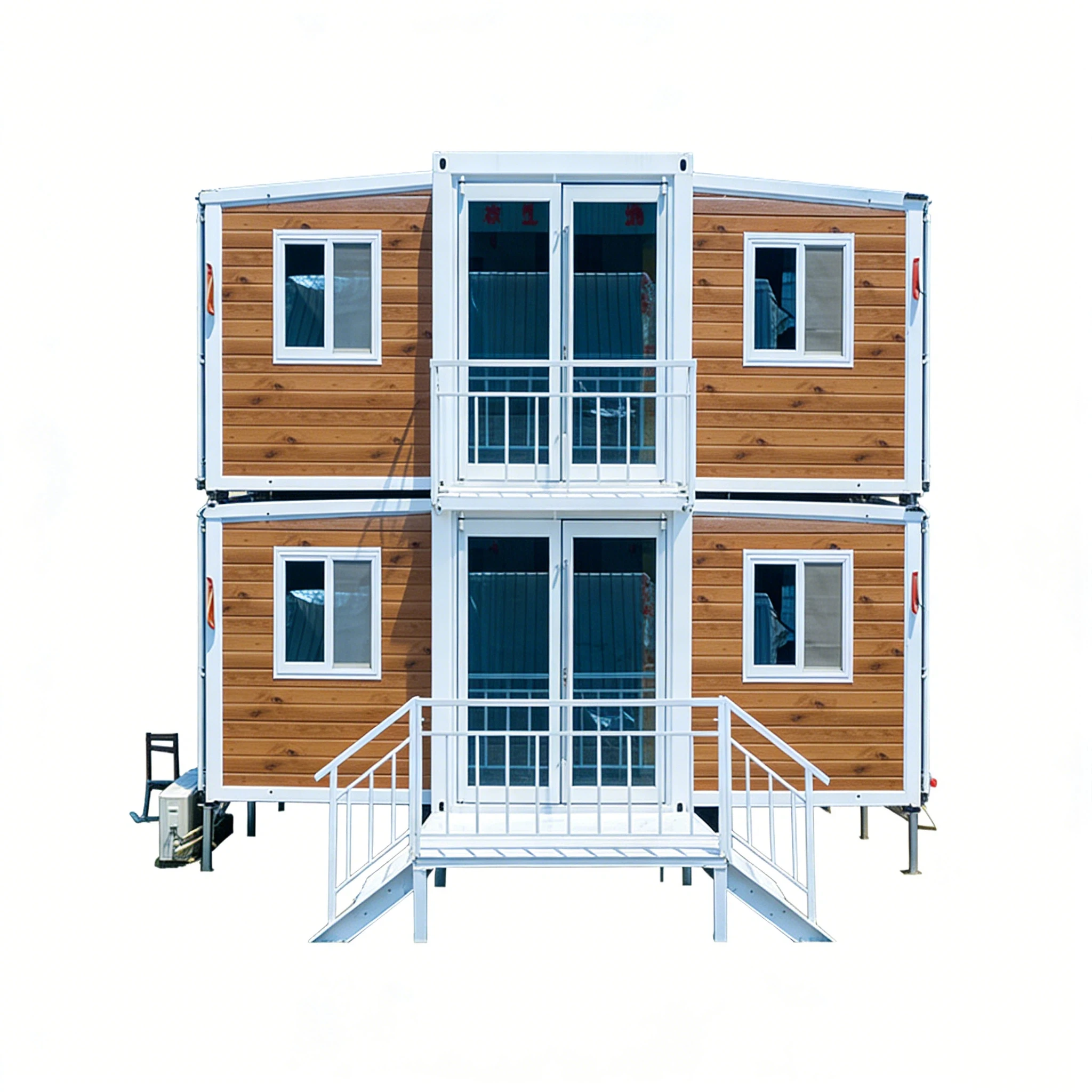 Luxury Modern Double-Deck Modular Mobile Hotel Beach Vacation Aluminum Panel 2-Year Warranty Folding Room House Customized