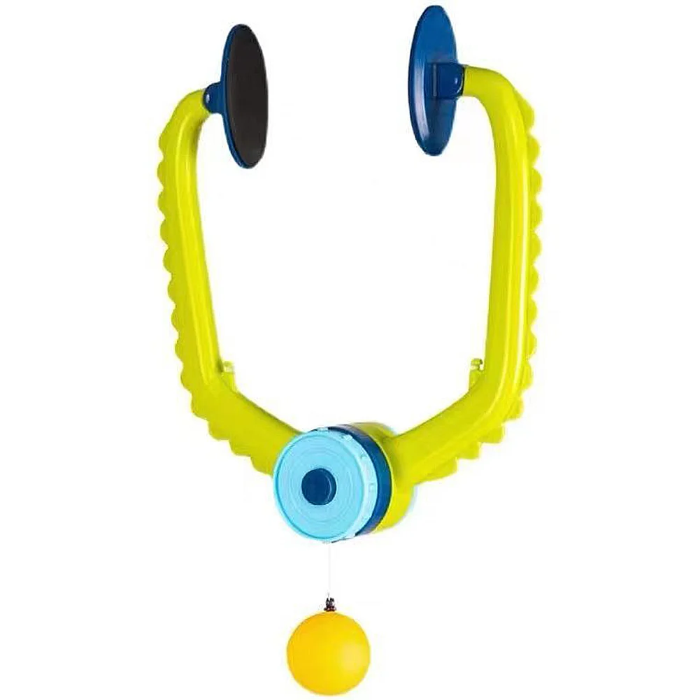 Hanging Table Tennis Trainer Portable Set with Racket and Balls Door Pong Game Indoor Table Tennis Self-training Set for Kids