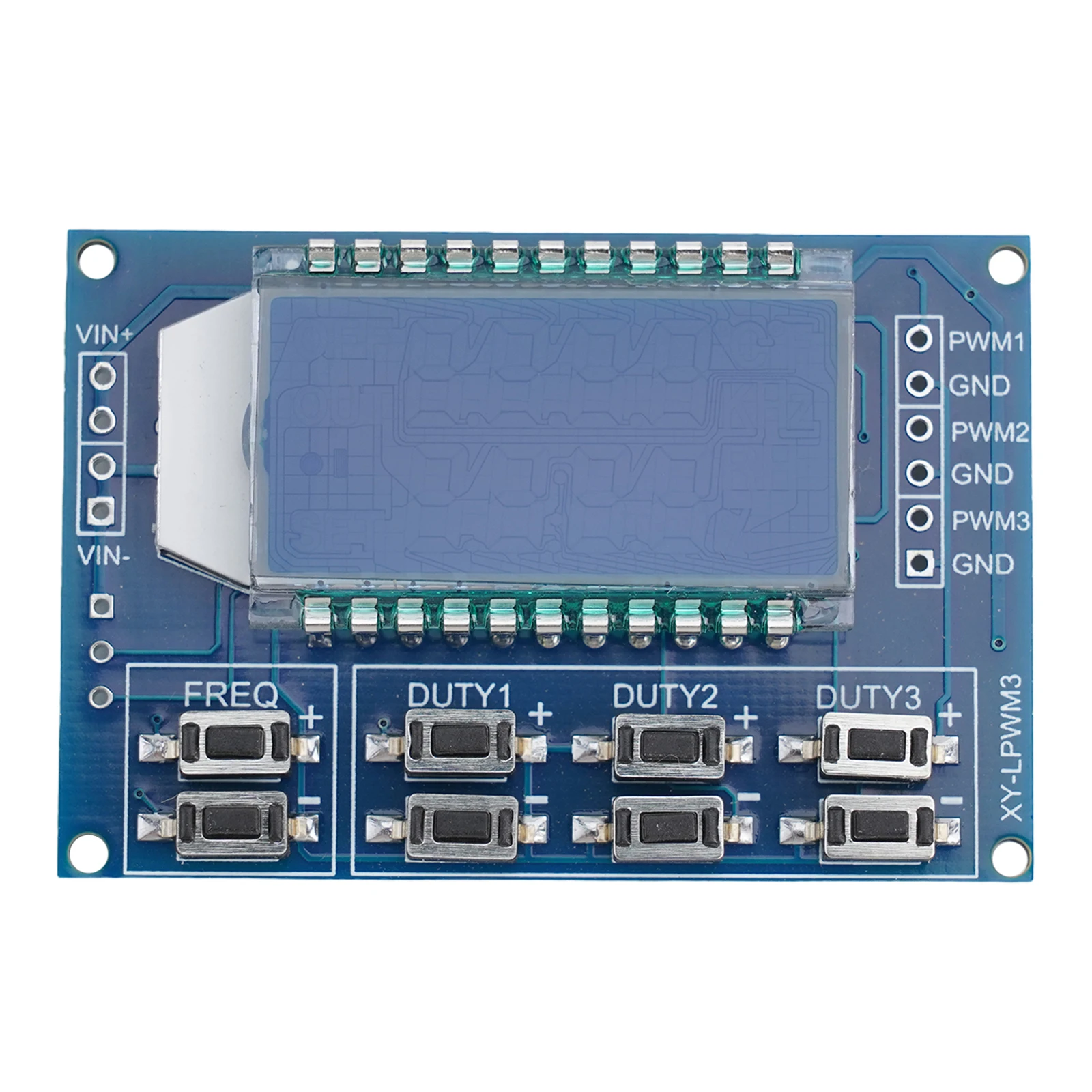 Signal Generator Adjustable LCD Display Rectangular Signal Generator Wave XY-LPWM3 1HZ~150KHZ Plastic Practical