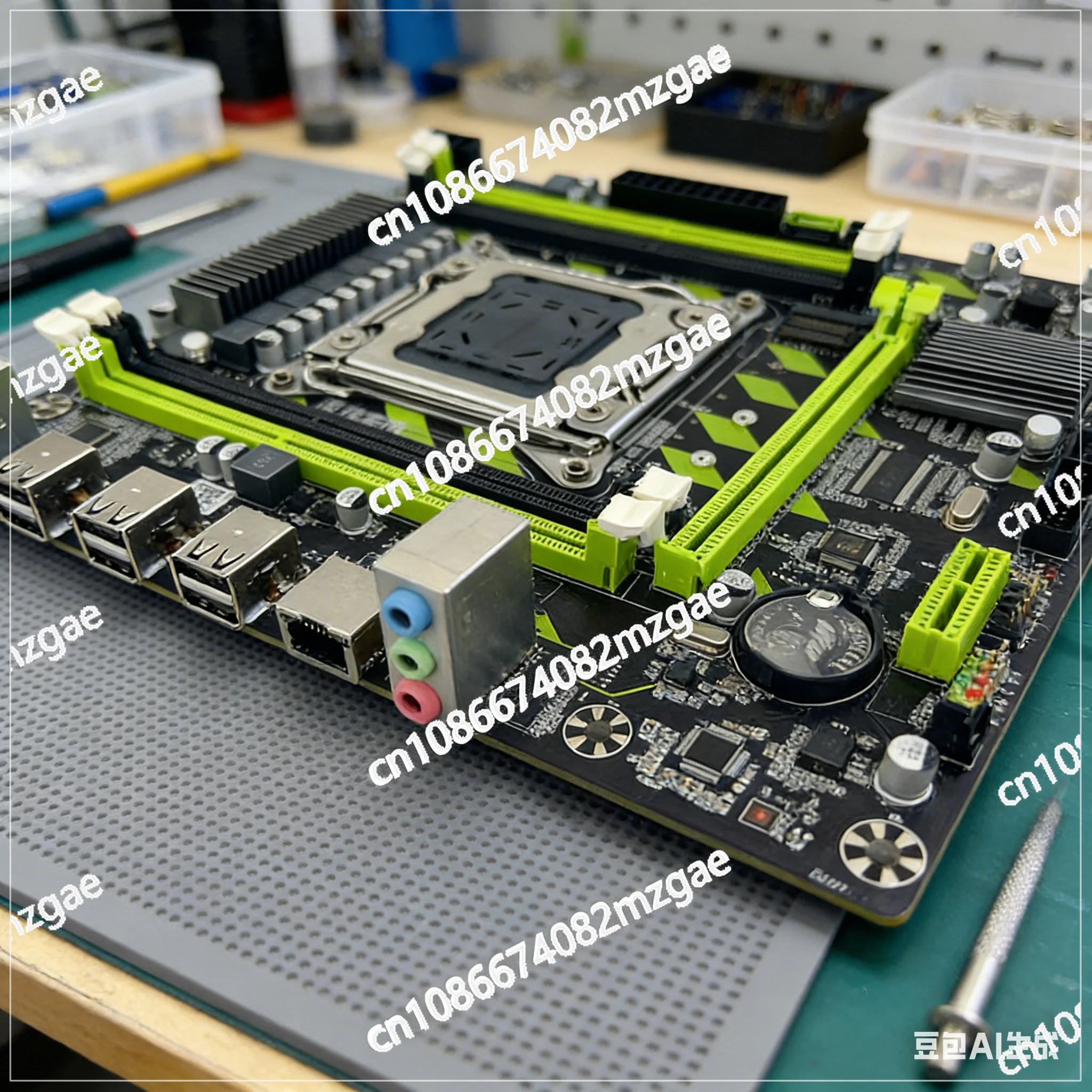 New X79G Desktop Motherboard LGA 2011 DDR3 M.2 Interface Real X79 Chip Mainboard