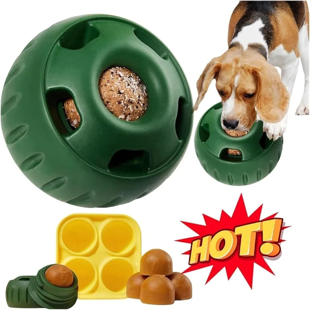 Interactive Dog Toys for Boredom Silicone Dog Treat Molds Puppy Enrichment Toy for Frozen Healthy Treats Summer for Dogs Puppies