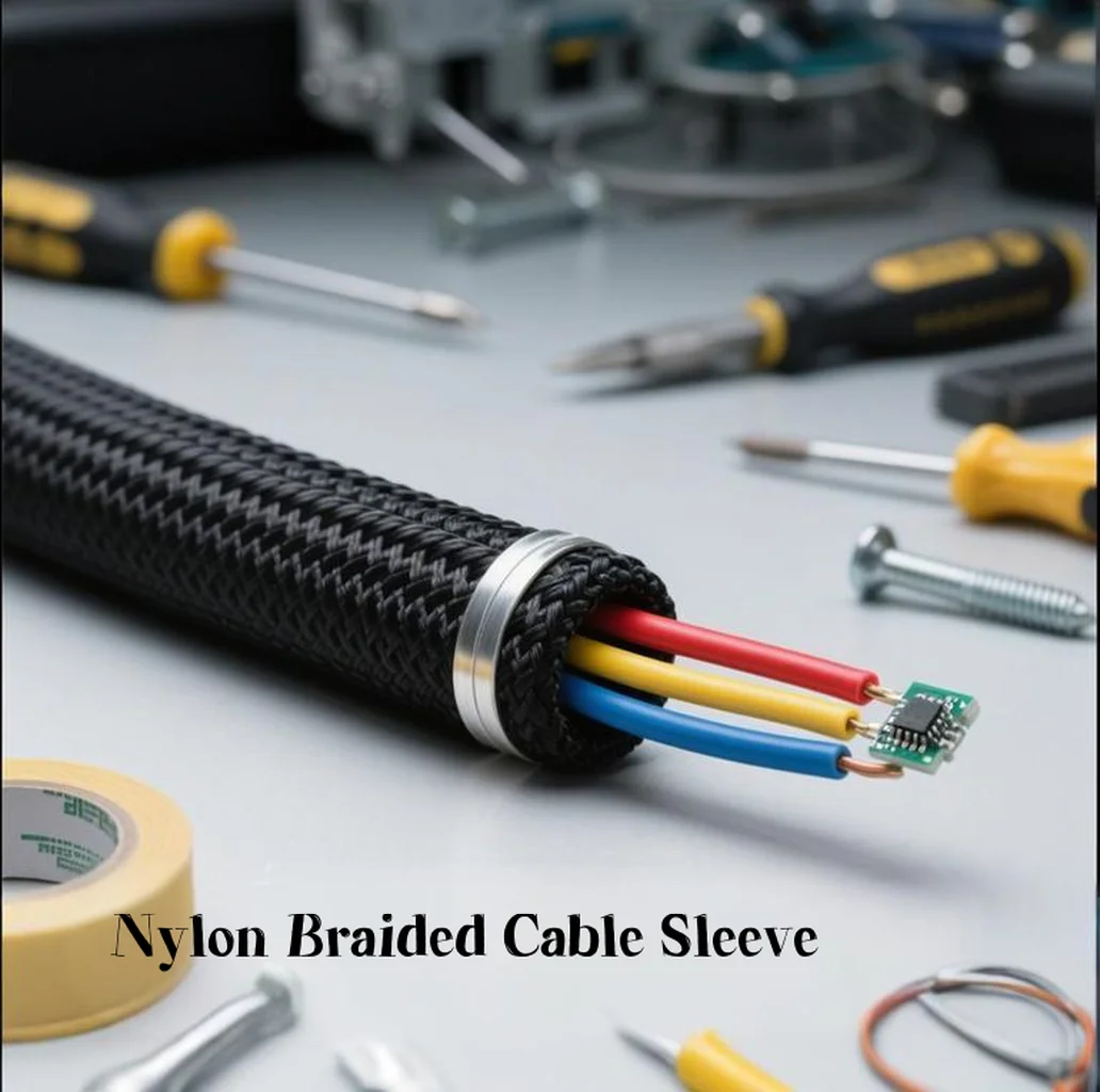 

Black Cable Sleeve 2.5mm-60mm High Density Polyamide Wire Protection Expandable Sheath Tight Nylon Braided Insulated Wrap 1~50M