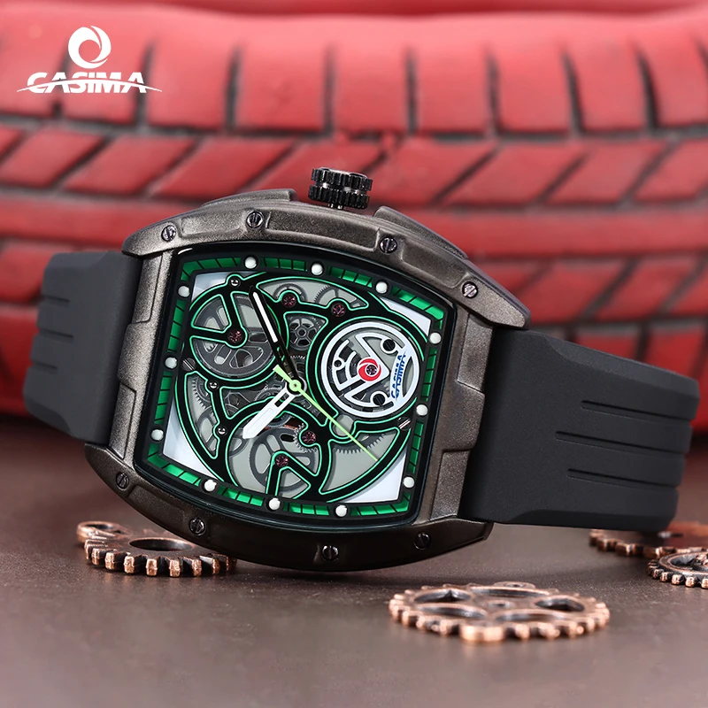 CASIMA Couple Watches Sports Watch, Quartz Movement, Students Watch Jelly Watch Waterproof, Model CS2163-1046