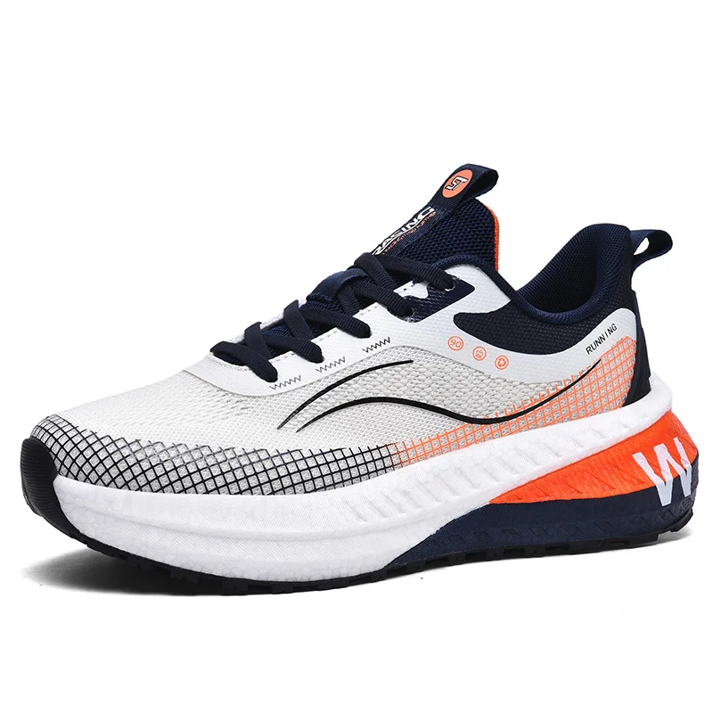 

Мужские кроссовки на толстой подошве, легкая сетчатая противоскользящая износостойкая повседневная обувь, мужская удобная спортивная обувь для мужчин