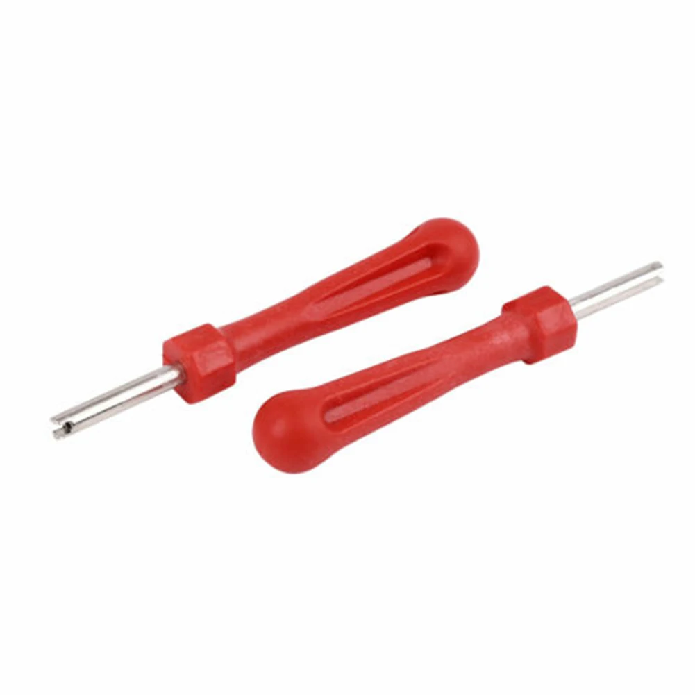 2pcs Tire Repair Tools with Single Head Valve Core Remover for Valve Stem Installation and Removal on Vehicles