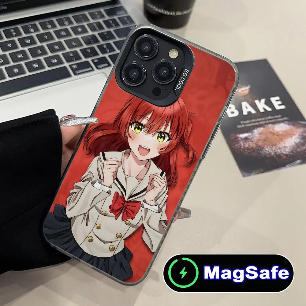 

Bocchi Rock Ikuyo Kita Phone Case for iPhone 17 16 15 14 13 12 11 Air Pro Max Plus MagSafe Translucent Colorful Cover Cellphones