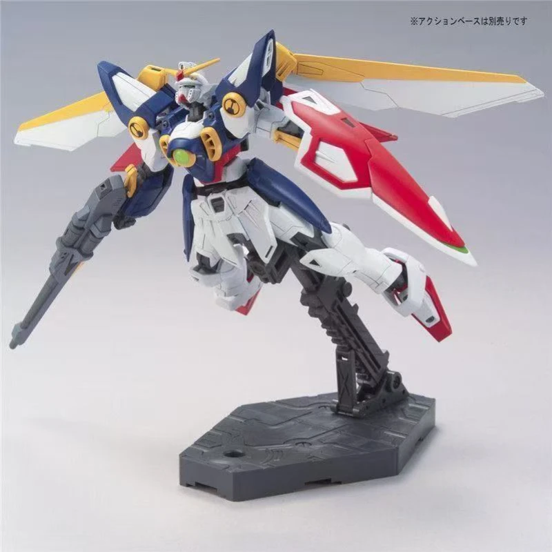 

In Stock Bandai Original HG 162 1/144 Wing Gundam Assembling Model Collection Holiday Gifts Ornaments Action Figures Mecha Toys