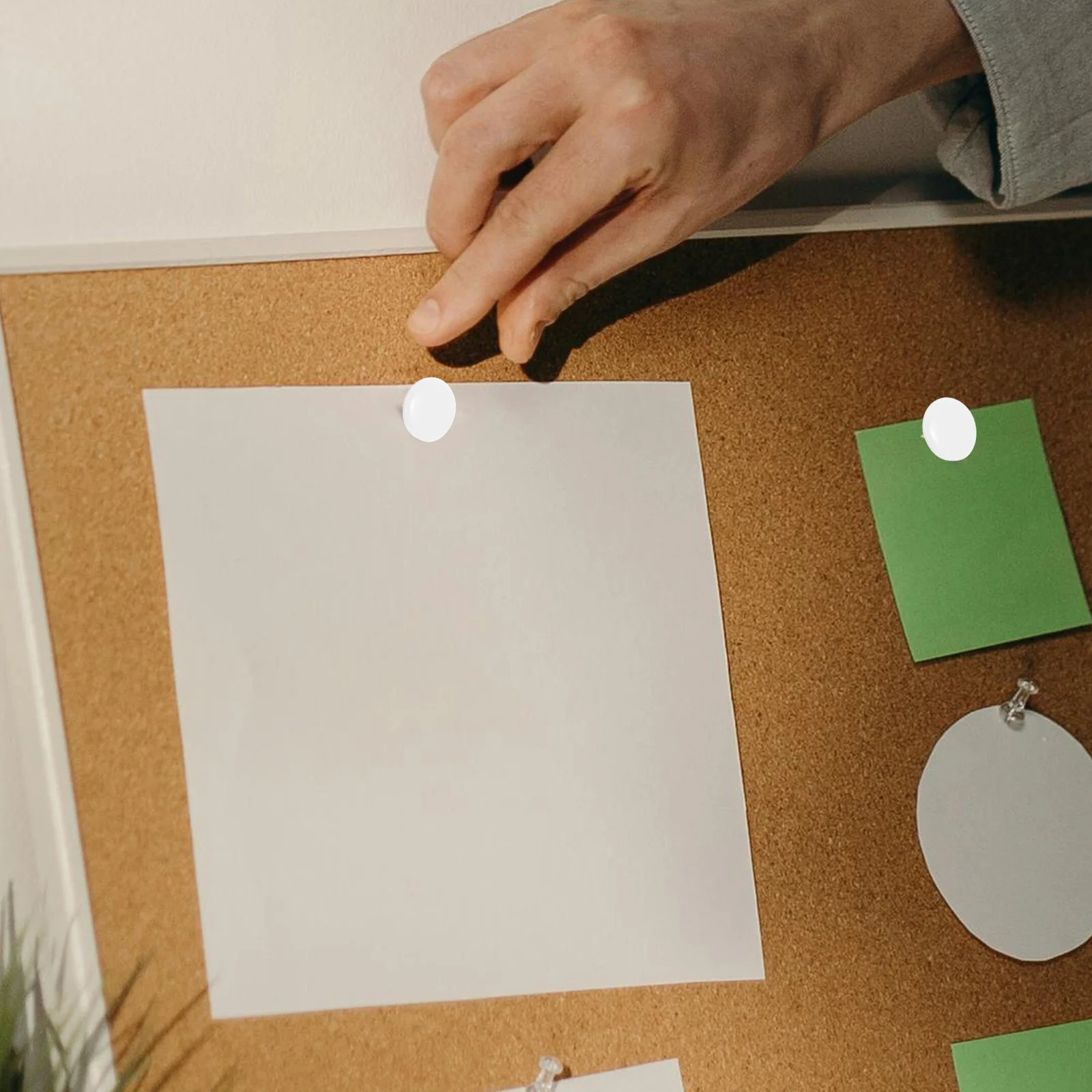 400 قطعة مسامير الإبهام المسطحة اللوازم المكتبية دبابيس الضغط الزخرفية للوحة الإعلانات ملصق الجدار الشنق صياغة عرض الصور #4