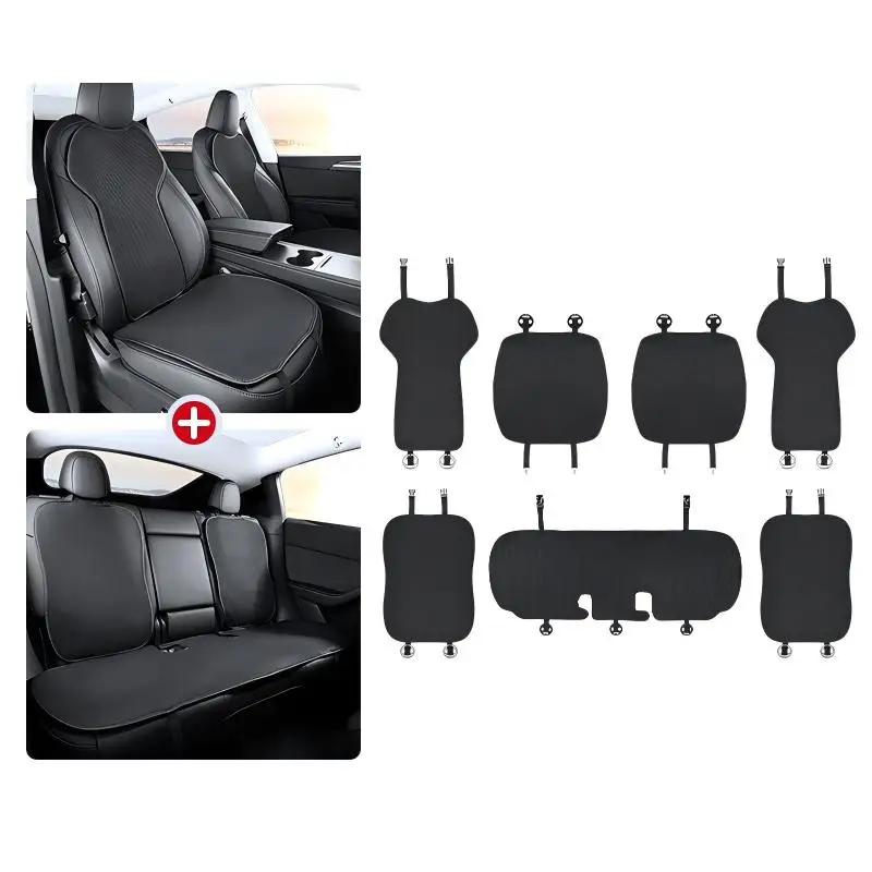 For Tesla Model 3/Y Ice Silk Seat Cushion Ventilation Comfortable Four Seasons Universal row Set Car Accessories Interior
