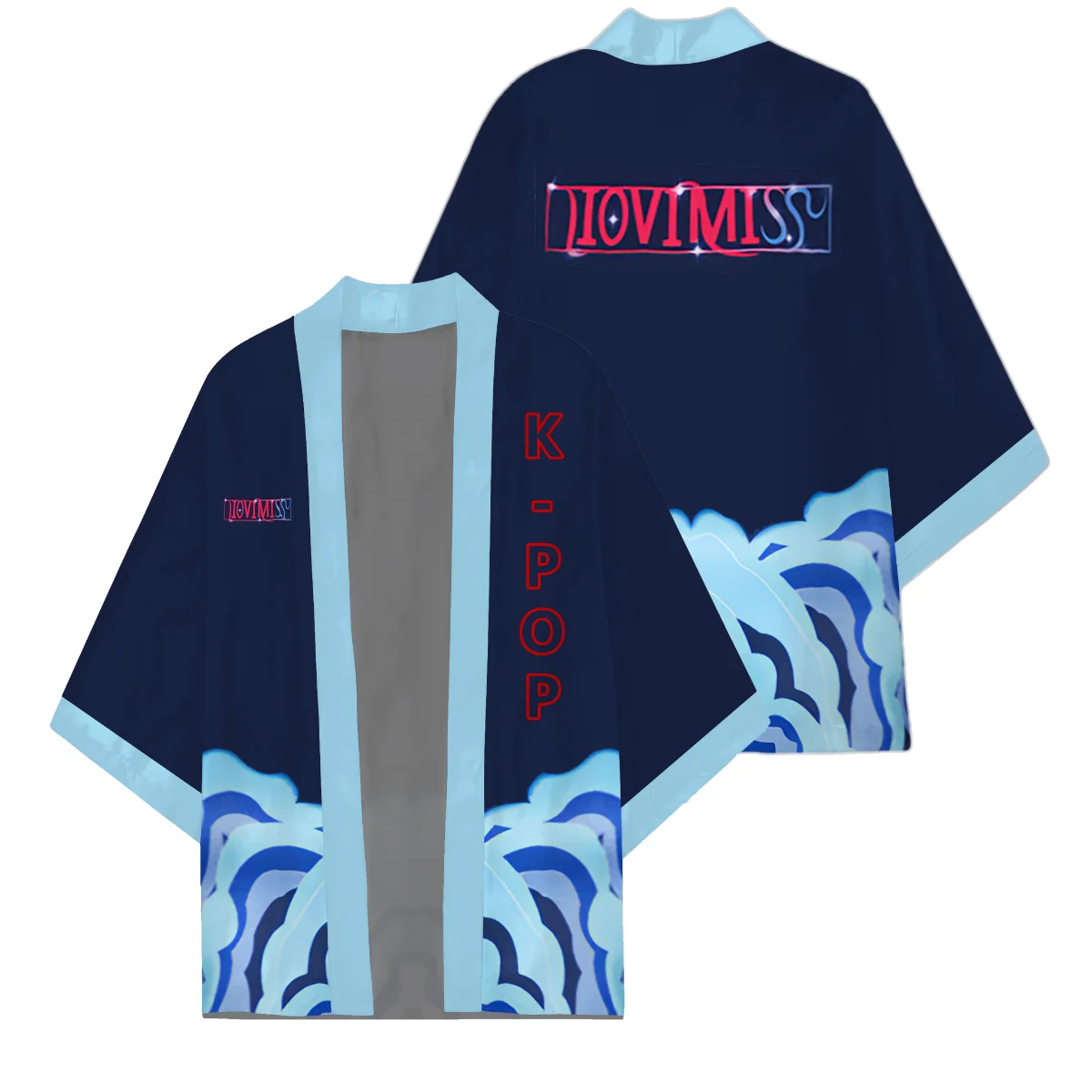 

Devil Girl Group Anime Movie Costume Rumi Zoey Mira Printed Harajuku Otaku Men Kimono Top Women Cardigan Shirt Casual Cosplay