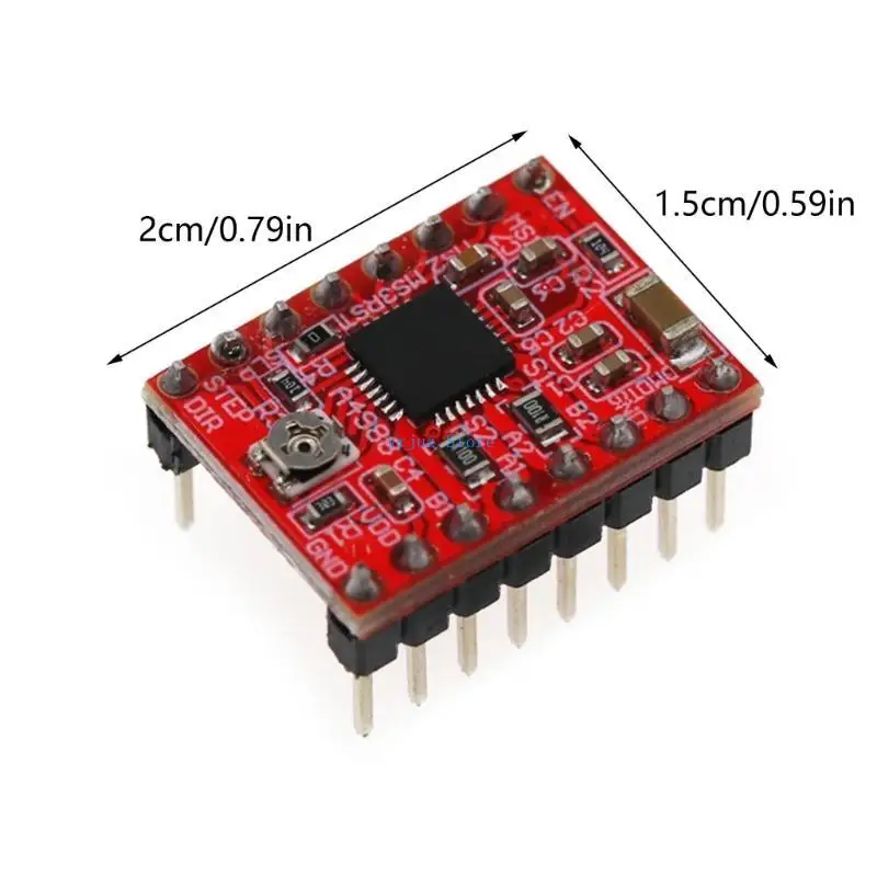 583D 1PCS A4988 Stepper Motor Driver Complete with Headers Simple And Direction Control for NEMA17 3D Printer Motor