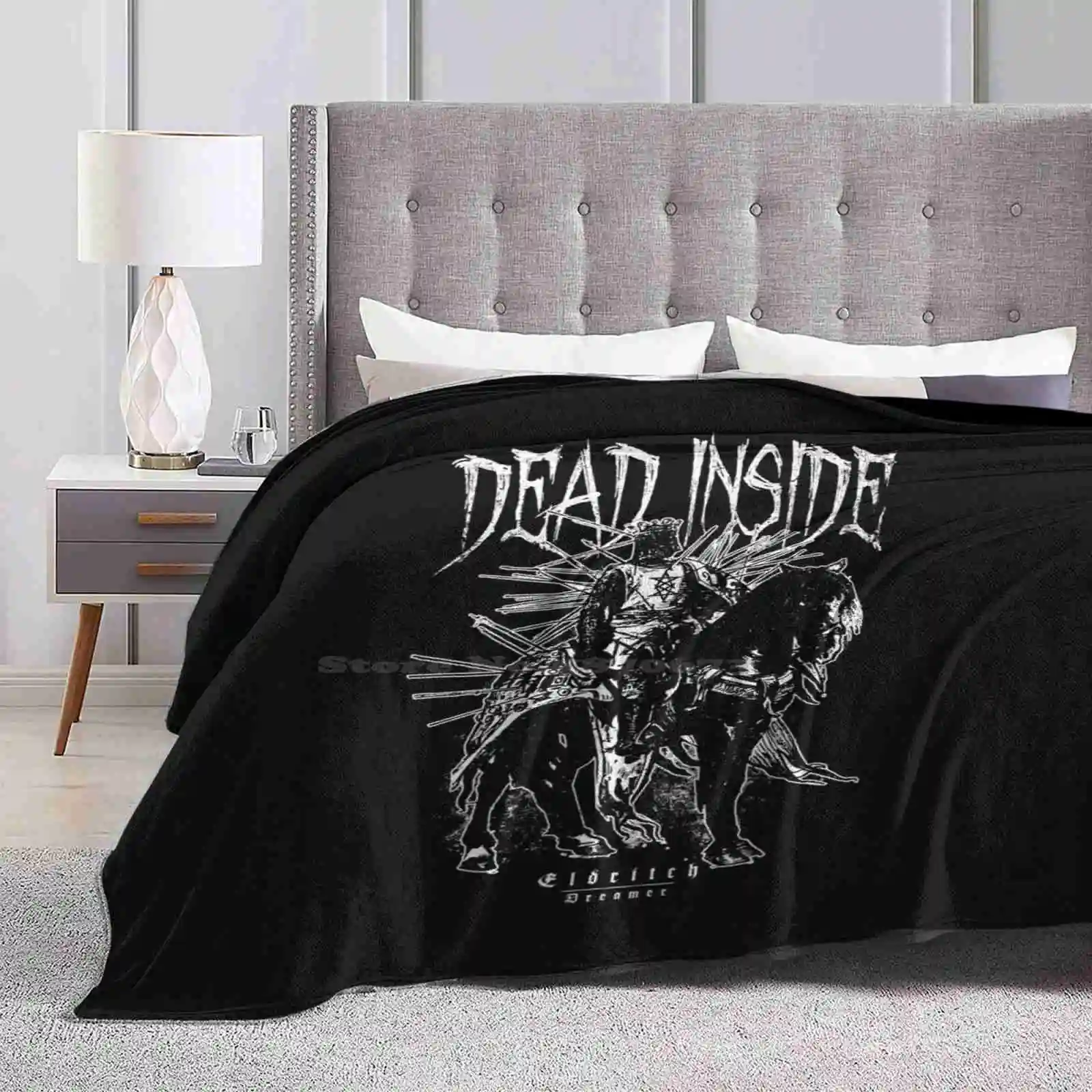 Dead Inside-Knight-Eldritch Dreamer-Lovecraftian Cthulhu Mythos Wear New Arrival Fashion Leisure Warm Flannel Blanket