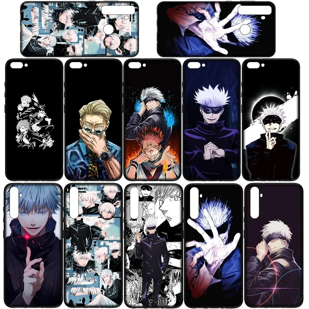 Itadori Yuji Gojo Satoru Jujutsu Kaisen Cover for OPPO A17 A15 A16 A12 A53 A54 A55 A56 A57 A77 A76 A94 A92 A72 A52 A96 A74 Case