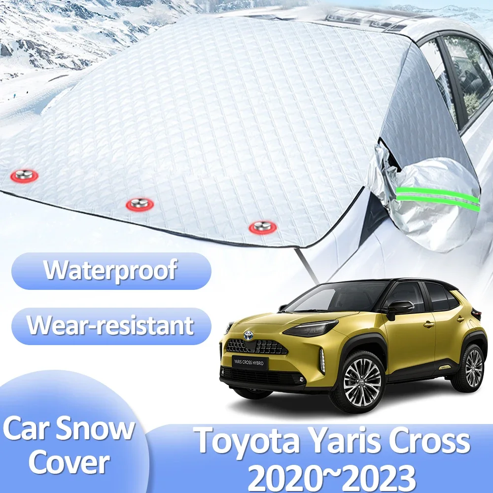 

For Toyota Yaris Cross XP210 AC200 2020 2021 2022 2023 Snow Cover Car Windshield Winter Covers Ice Protecti Exterior Accessories