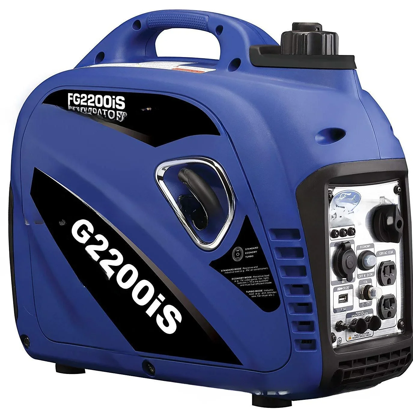 Portable Gas-Powered Quiet Inverter Generator with USB Outlet & Parallel Capability, Carb Compliant,  for FG2750IS