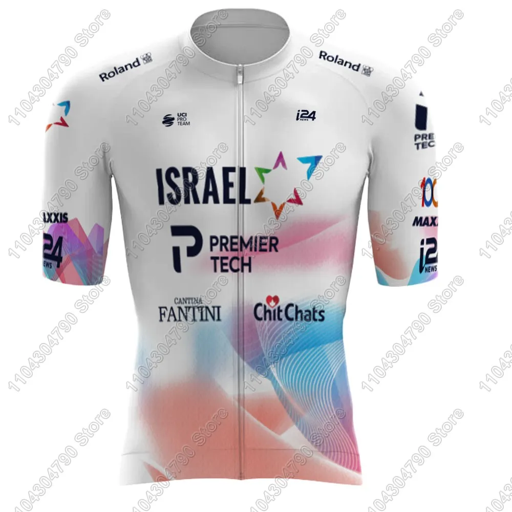 2025 Israel-Team Cycling Jersey Set Mens Summer Clothing Road Bike Suit Mountain Bicycle Shirt Bib Shorts MTB Ropa Maillot