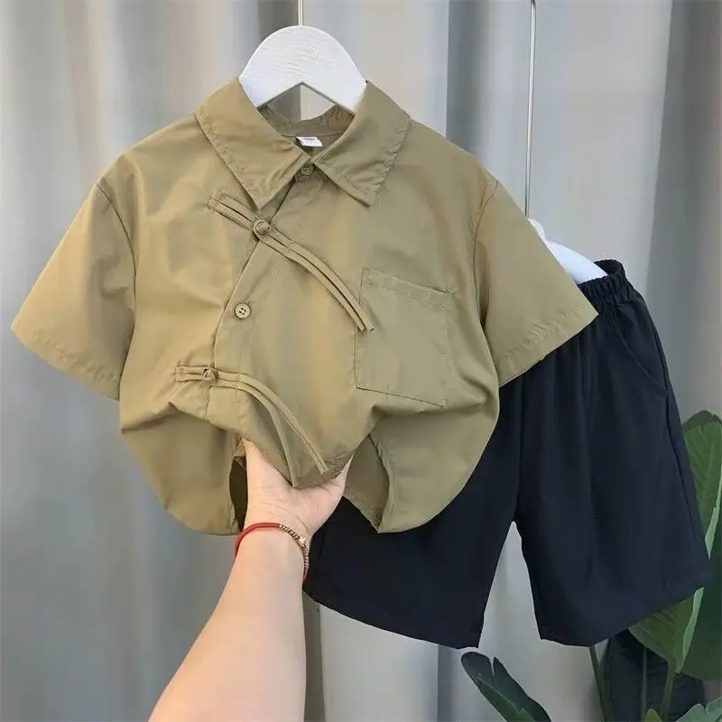 Boys Sports Suit Summer Children Clothes Set Kids Clothes  2025 New 2 3 4 5 6 7 Year