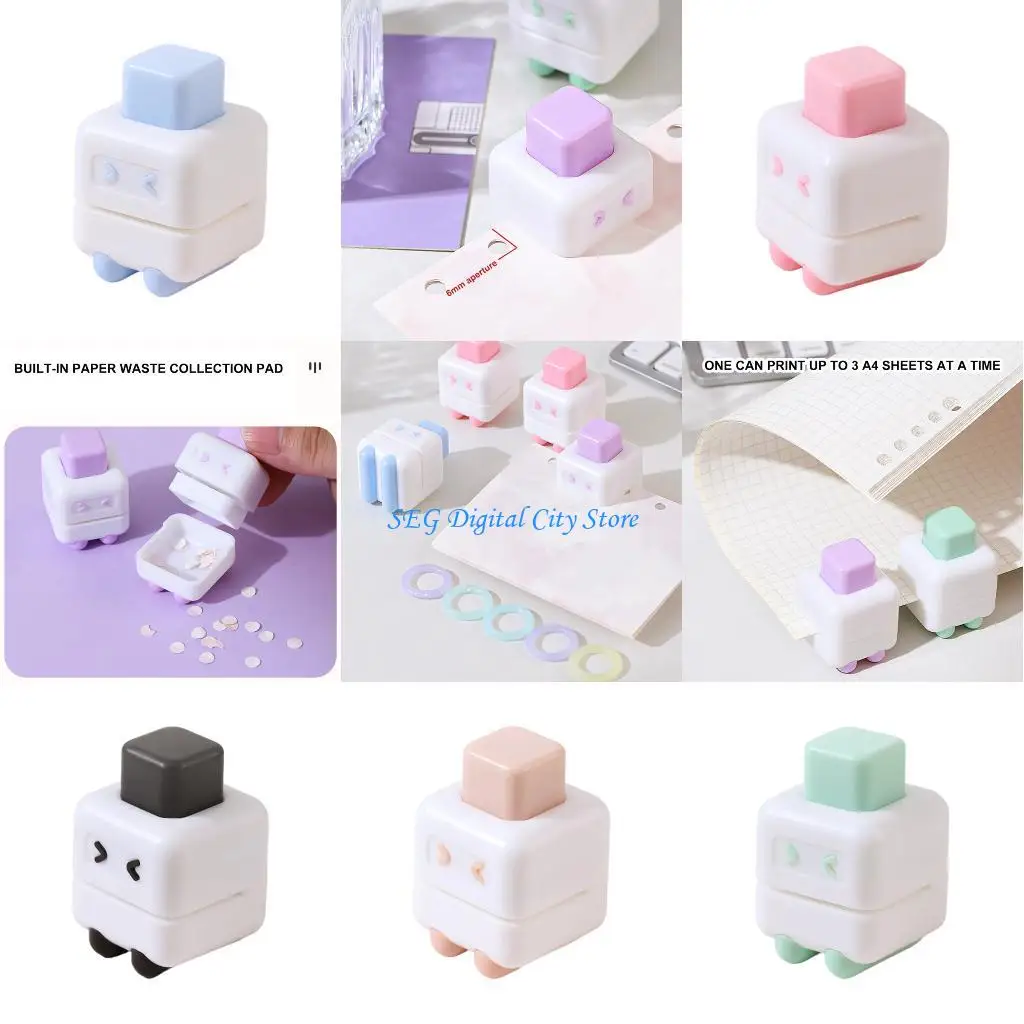 

U75B Manual Single Hole Puncher 3 Sheet Capacity 5mm Heavy Duty Paper Punches