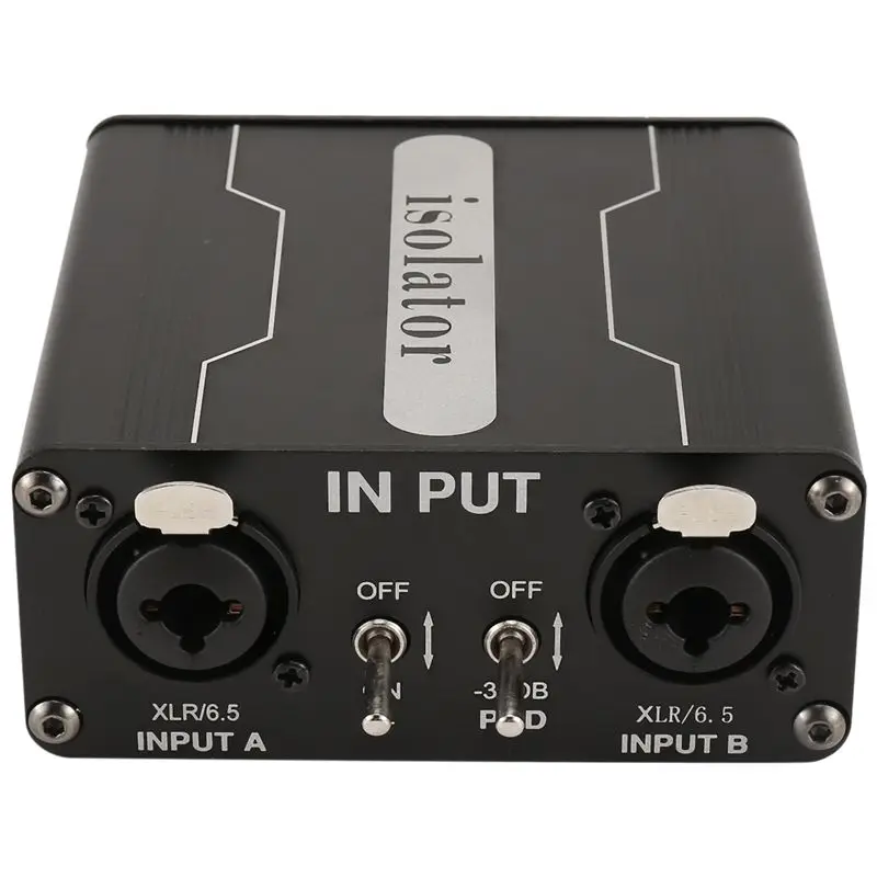 1 Pieces GX200 Audio Isolator Current Sound Noise Mixer Microphone Common Ground Filter-A86G