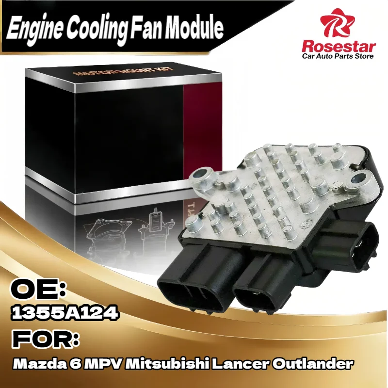 

1355A124 1C23219700 AJY215SC0 Radiator Cooling Fan Control Unit Module For Mazda 6 MPV For Mitsubishi Lancer Outlander