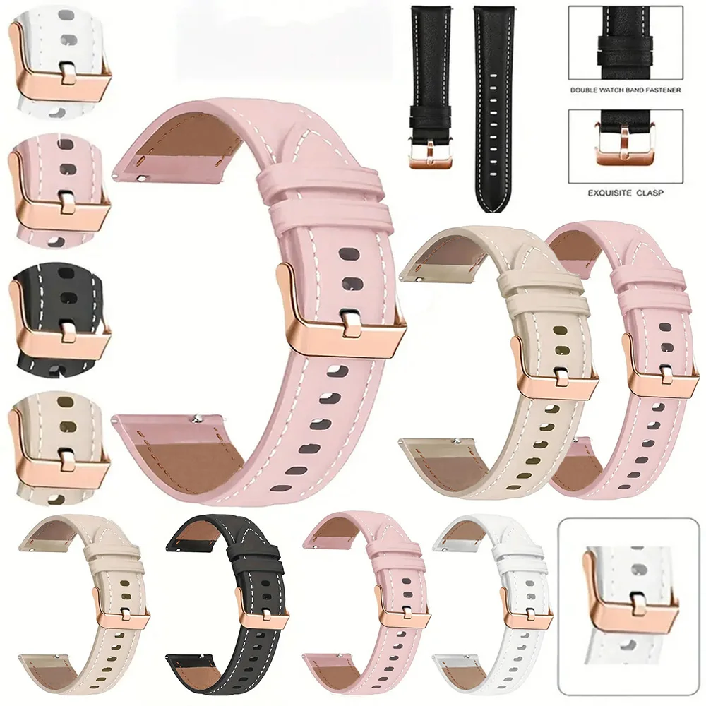 Ersatz 18mm PU Leder Für HUAWEI UHR GT 5 Pro 42MM Armbänder Huawei GT5 4 41MM/Vivoactive 4S Venu 2S 3S Band Armband