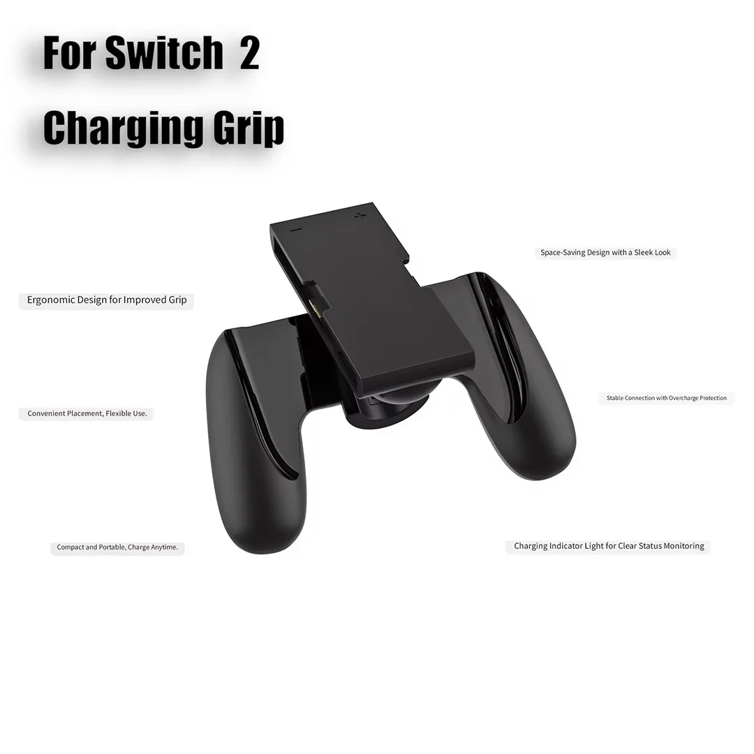 

Nintendo Switch Joy-Con Charging Grip ABS Controller Portable Charger Base Holder for 2 Game Controllers Abs Handle Charger