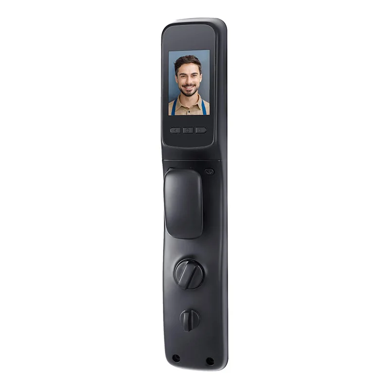 Smart digital password electronic lock 3D face recognition Smart door lock with camera