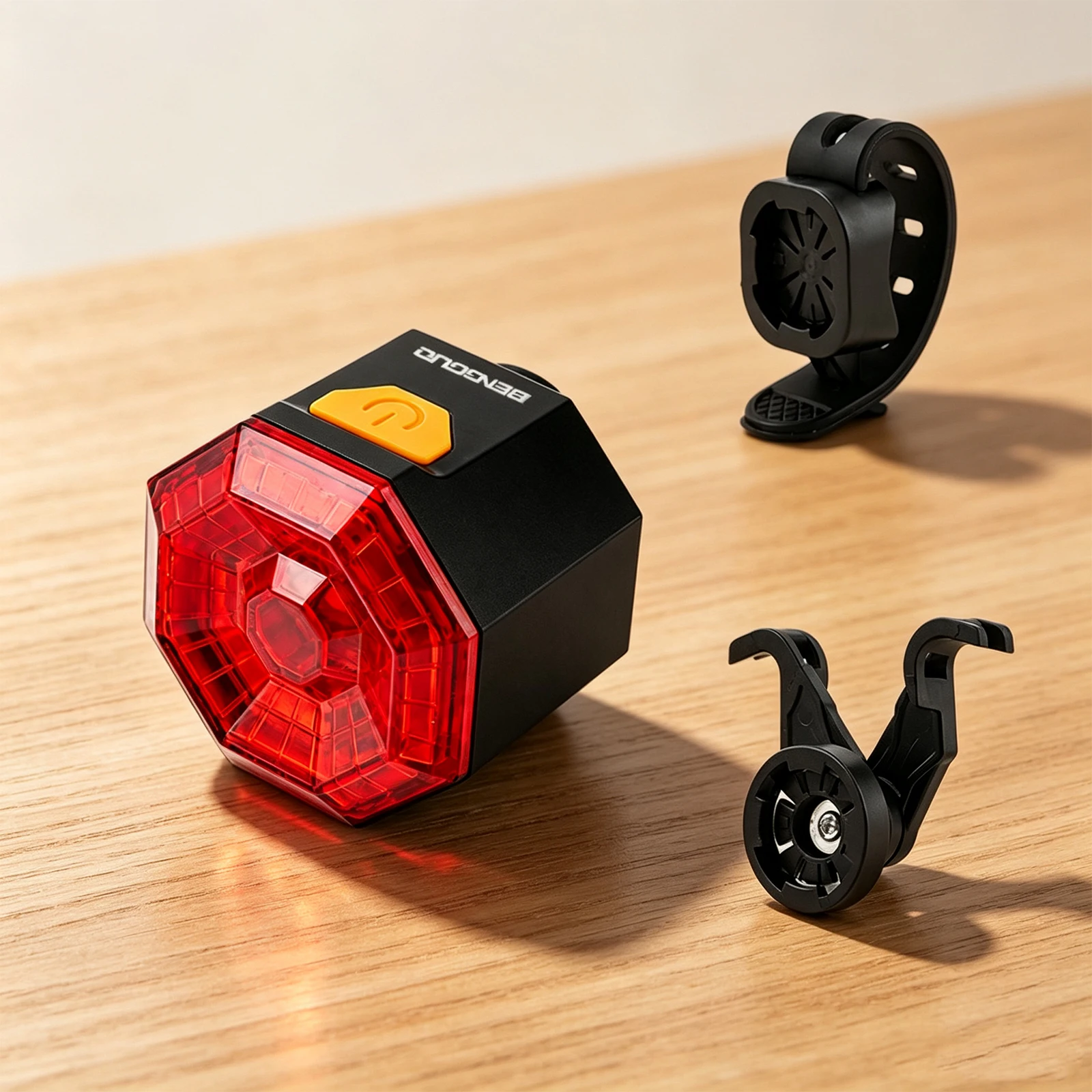 Rechargeable Bike Tail Light 6 Modes Super Bright Bike Rear Lights Type-C Riding Warning Cycling Lights for Seat Post/Seat Rail