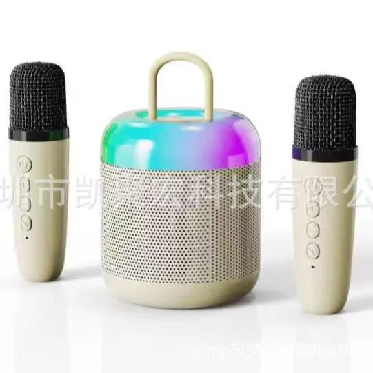 

Cylinder new cross-border wholesale K72 Bluetooth audio outdoor portable mini wireless microphone Karaoke audio microphone