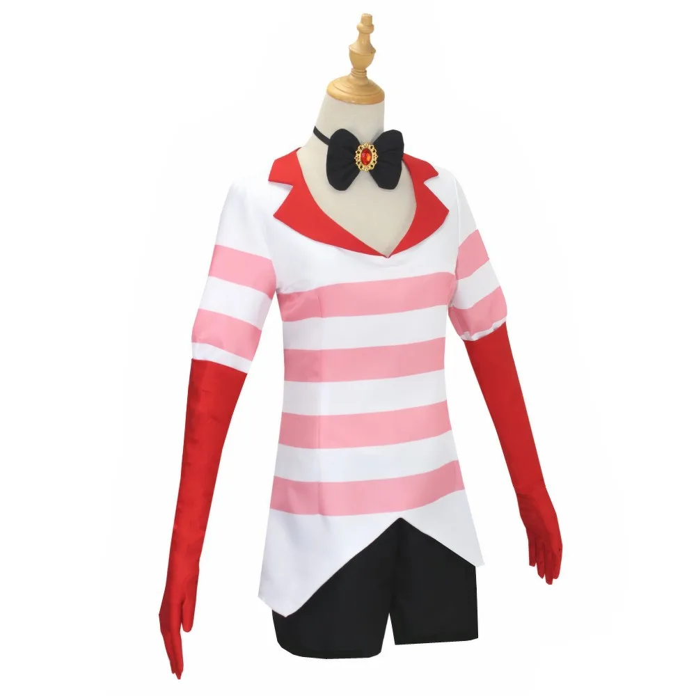 Hazbin Cosplay Costume para Mulheres, Hotel Dust Angel Uniform, Girls Birthday Party Dress, Carnaval e Halloween Costume