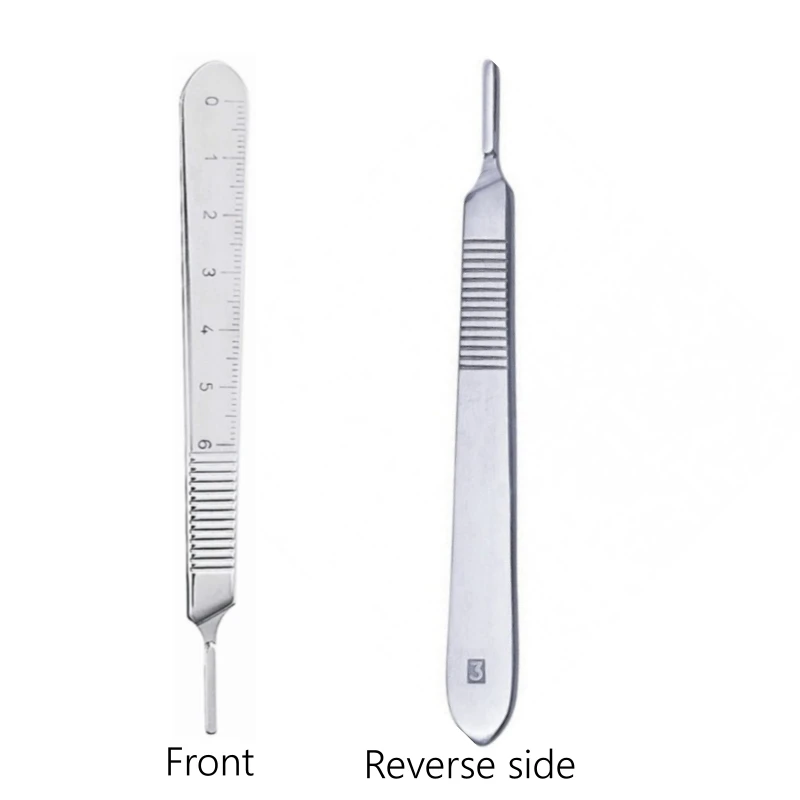 Stainless Steel Graduated Scalpel Handle 3# 4# Replacement Blade Handle Scale Knife Holder DIY Cutting Repair Tools