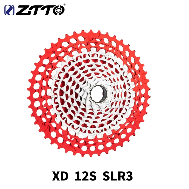 

ZTTO MTB 12-Speed Cassette SLR3 XD Freewheel Bike Gear System Super Light Universal K7 Options 9-46T 50T 51T CNC Spokets