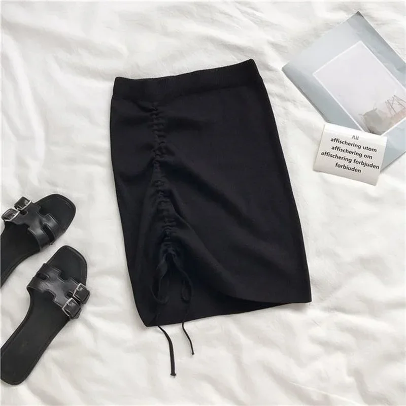 

Skirts Women 5 Colors Solid A-LINE Shirring Mini Sexy Female Leisure All-match Fashion Ulzzang Streetwear Soft Students Clothes