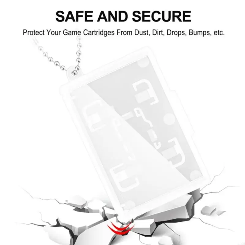 270b 2pcs защитных корпусов держатель картридж для картриджа держатель для хранения карт для хранения карты коробки для хранения