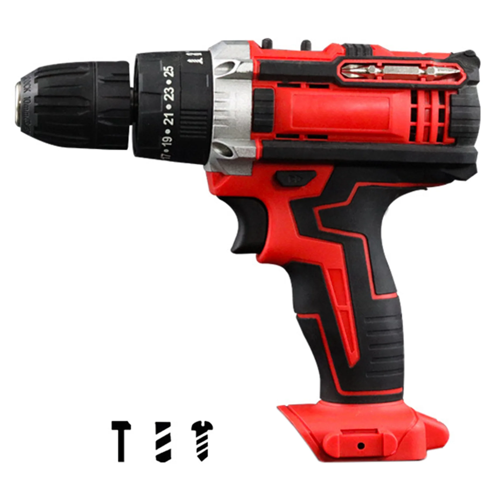 

For 21V Battery Impact Brushless Cordless Electric Impact Wrench Rechargeable Wrench Power Tools(Without Battery)